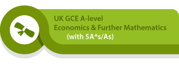 5A*/As at GCE A-Levels